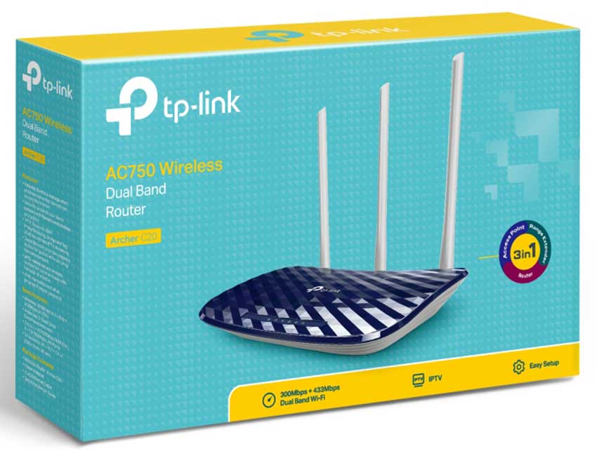 TpLink Archer C20 AC750 Dual Band Router Buy in Bangladesh